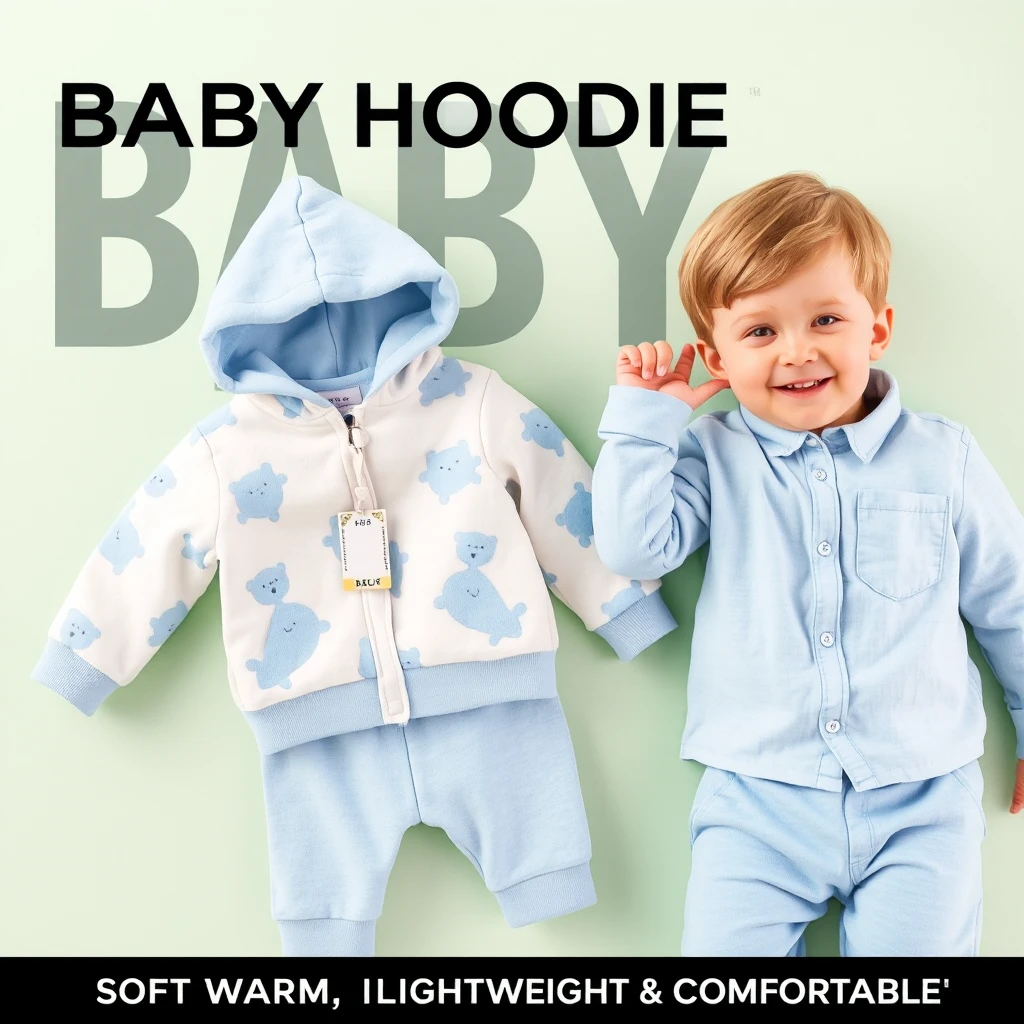 Baby Bear Premium Winter Hoodie 2PCS